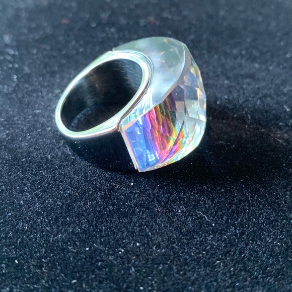 Cocktail Ring, Aurora Borealis Ring like, costume - Picture 2 of 8